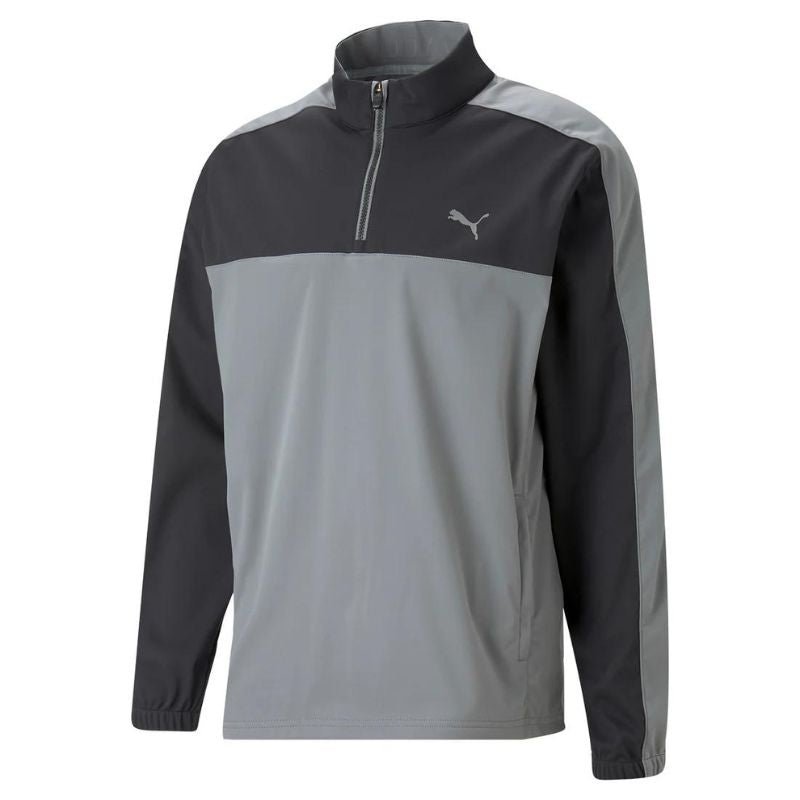 PUMA Momentum Woven Golf 1/4 Zip Puma Black/Quiet Shade