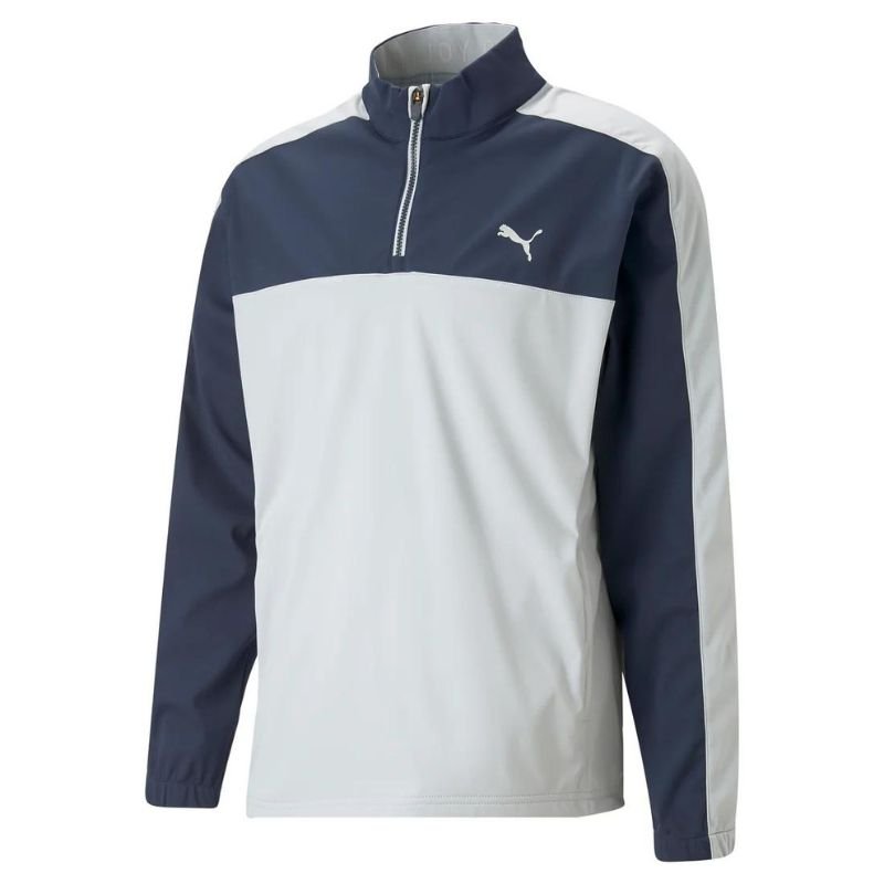 PUMA Momentum Woven Golf 1/4 Zip Navy Blazer/High Rise