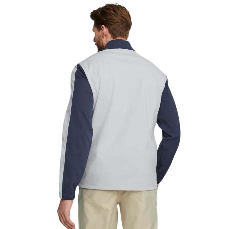 PUMA Momentum Woven Golf 1/4 Zip Navy Blazer/High Rise