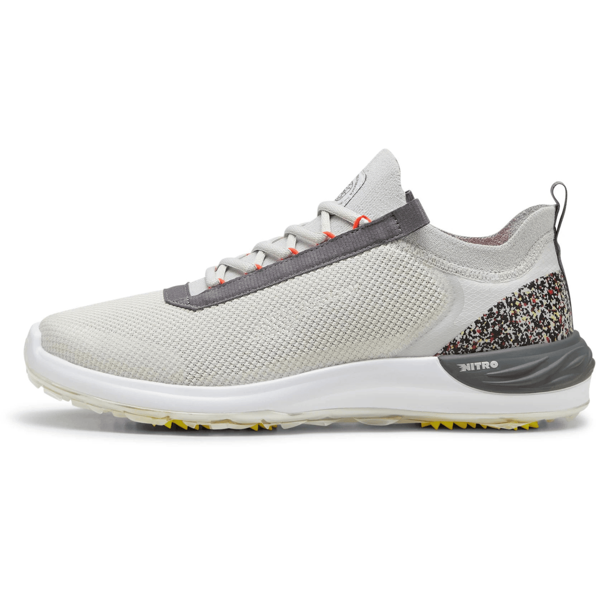 PUMA PHANTOMCAT NITRO SPORT Golf Shoes Glacial Gray Slate Sky Red Blast Medium