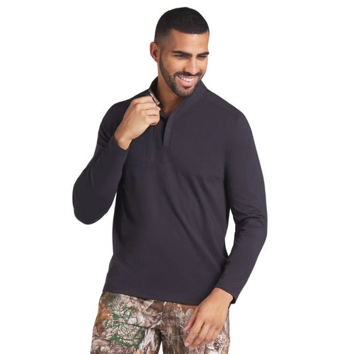 PUMA Realtree® Golf 1/4 Zip Black MEDIUM