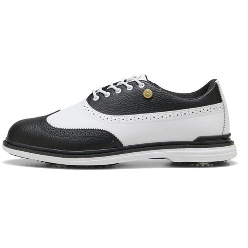 PUMA Royale Wingtip Golf Shoes Black White Medium