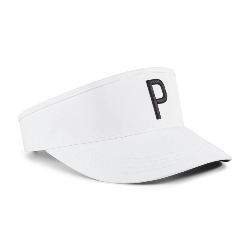 PUMA Tech P Adjustable Golf Visor White OSFA