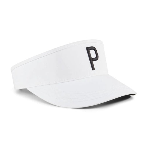PUMA Tech P Adjustable Golf Visor White OSFA
