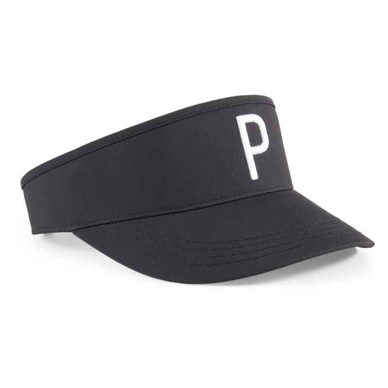 PUMA Tech P Adjustable Golf Visor Black OSFA