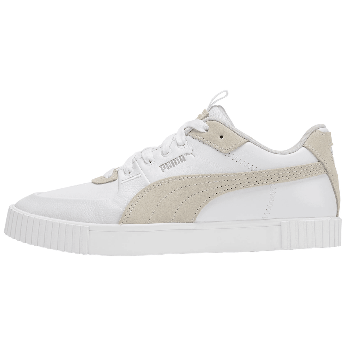 PUMA Women's Cali G Spikeless Golf Shoes Puma White Medium