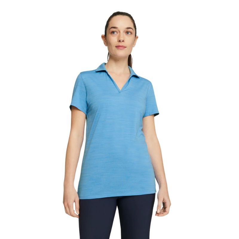 PUMA Women's Cloudspun Coast Golf Polo Regal Blue