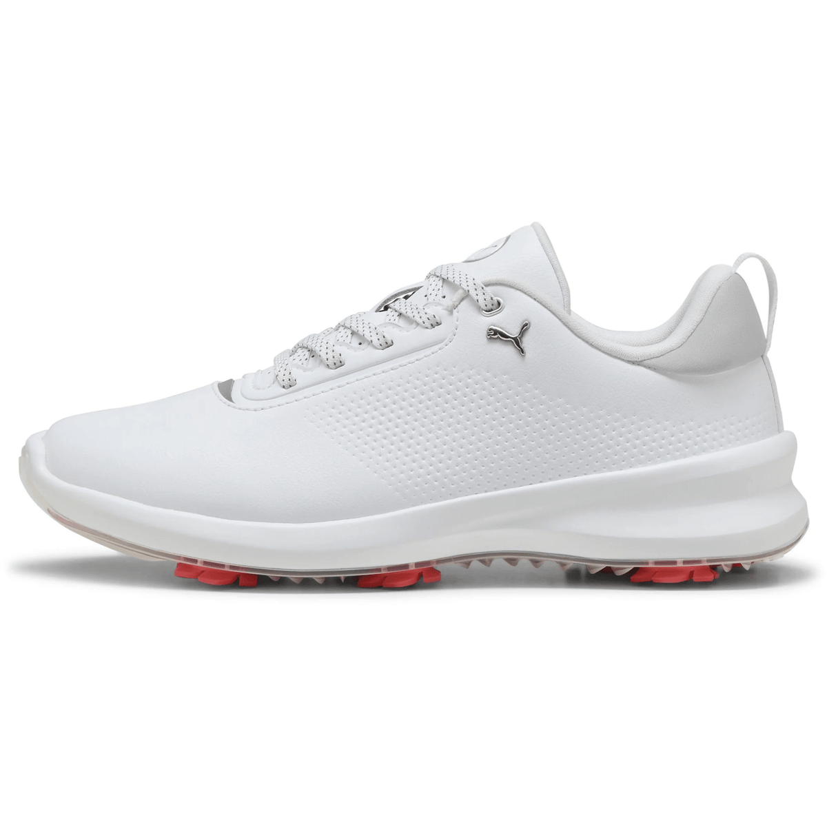 PUMA Women's IGNITE BLAZE 2 Golf Shoes Puma White Peach Frost Medium