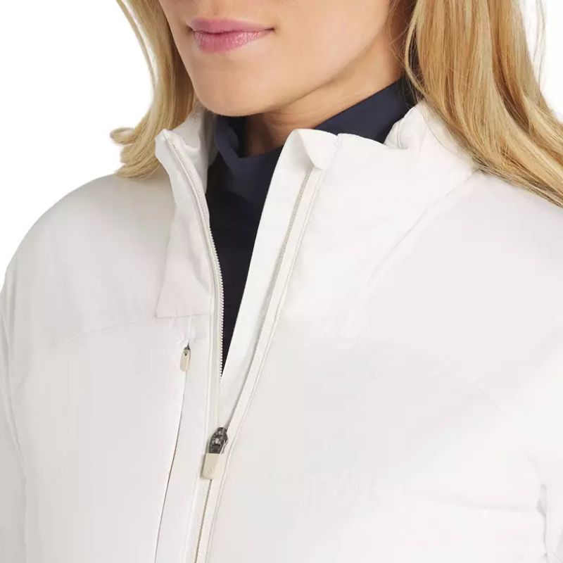 PUMA Women's Kyley Quilted Golf Jacket White