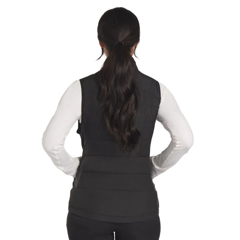 PUMA Women's Kyley Quilted Golf Vest Black