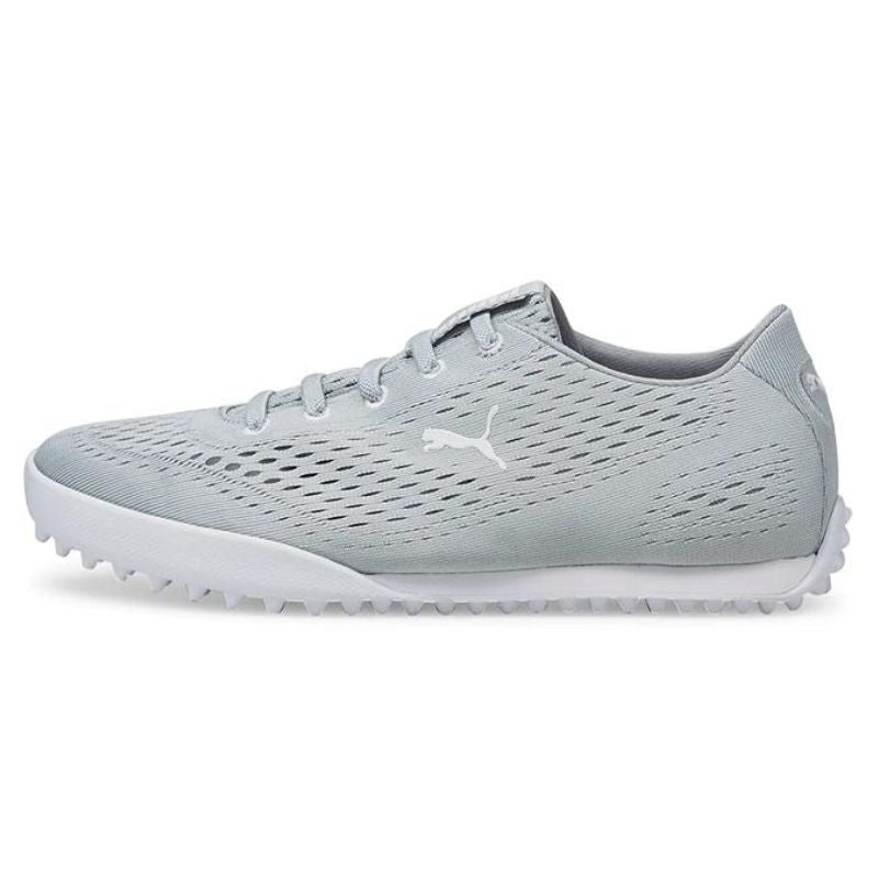 PUMA Women's Monolite FUSION Slip-On Spikeless Golf Shoes High Rise Gray Medium