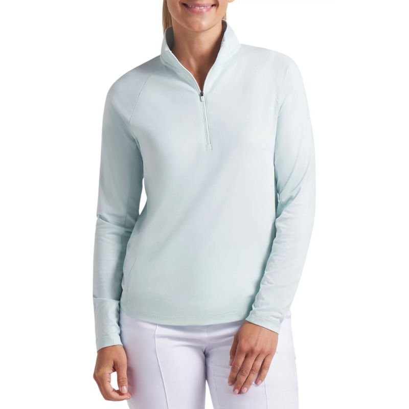 PUMA Women's Pure 2.0 1/4 Zip Peaceful Blue