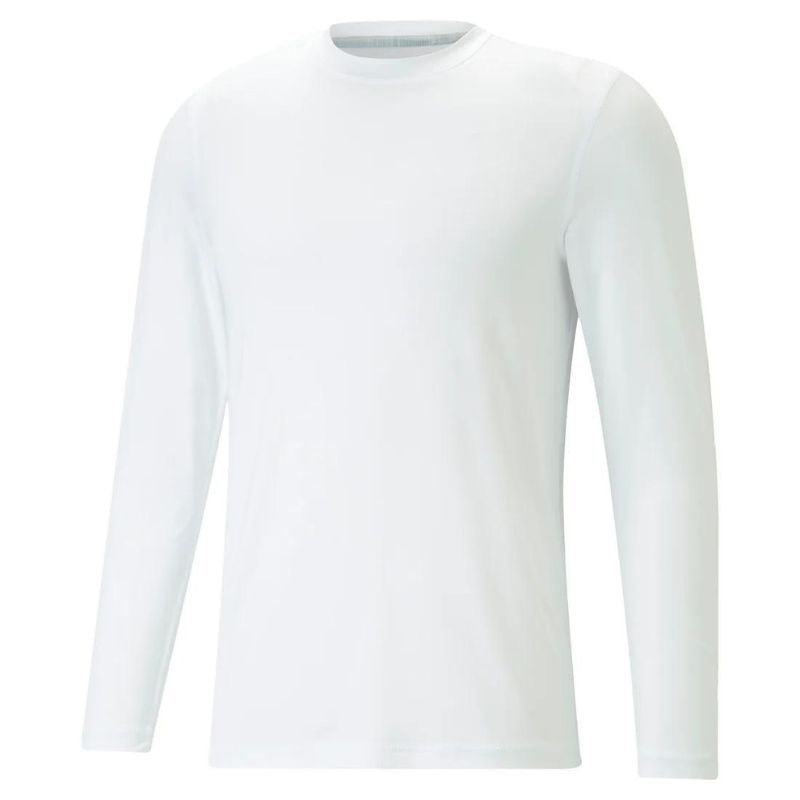 PUMA YouV Long Sleeve Baselayer Golf Shirt Bright White