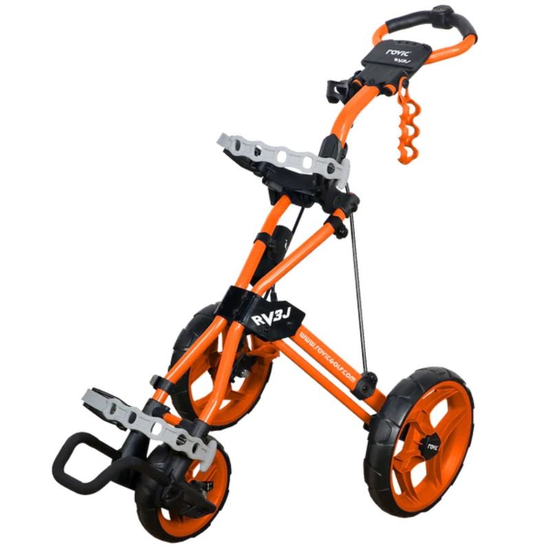 Rovic RV3J Junior Golf Push Cart Orange
