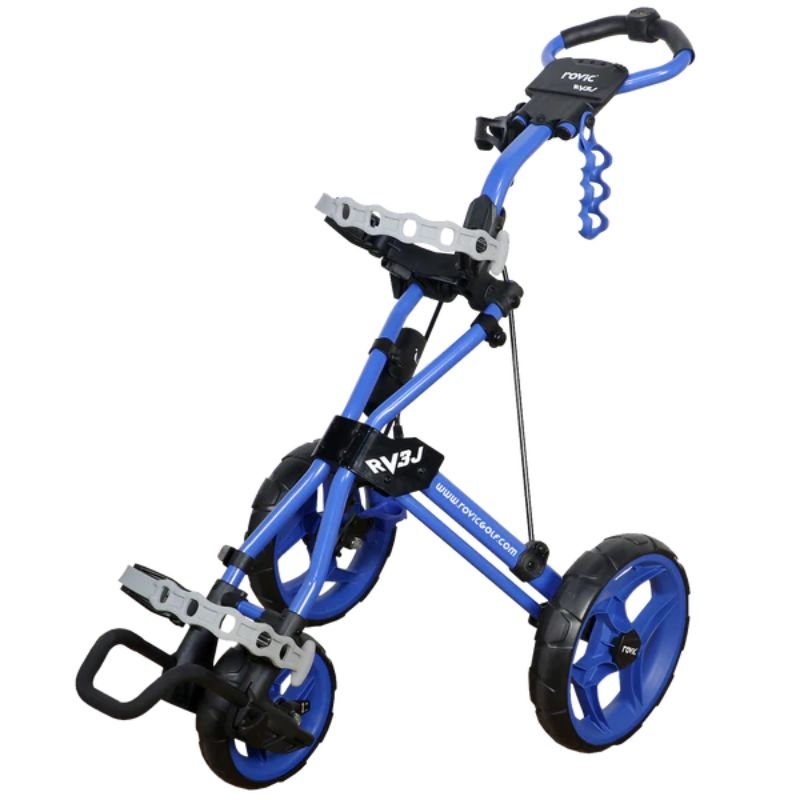 Rovic RV3J Junior Golf Push Cart Blue