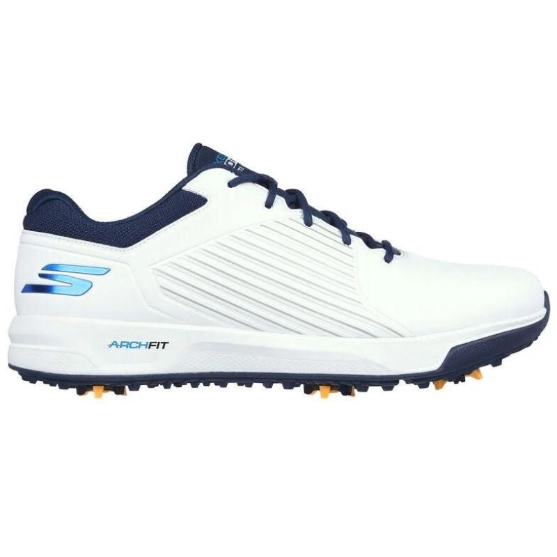 Skechers Go Golf Arch Fit Elite Vortex Shoe White Navy Medium