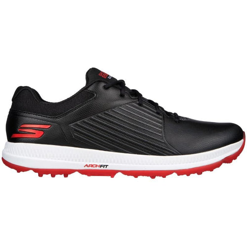 Skechers Go Golf Elite 5 GF Arch Fit Spikeless Golf Shoe Black Red Medium
