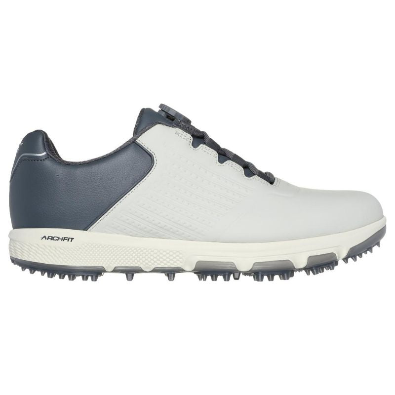 Skechers GO GOLF Pro 6 Twist Spikeless Golf Shoes Light Grey Medium