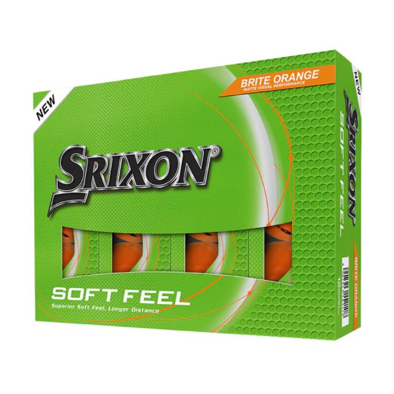 Srixon Soft Feel Golf Ball Brite Orange