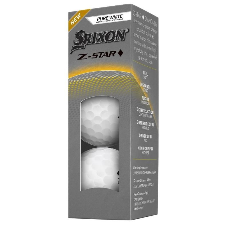 Srixon Z-STAR DIAMOND 3 Golf Balls - 24-Pack