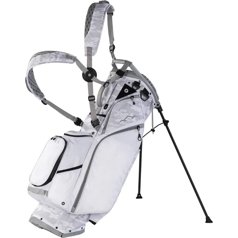 Sun Mountain 2025 Eclipse E-3.5 14-Way Stand Bag Snow Camo White