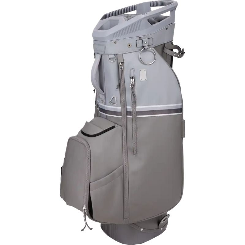 Sun Mountain 2025 Mid-Stripe 14-Way Cart Bag Stone Smoke