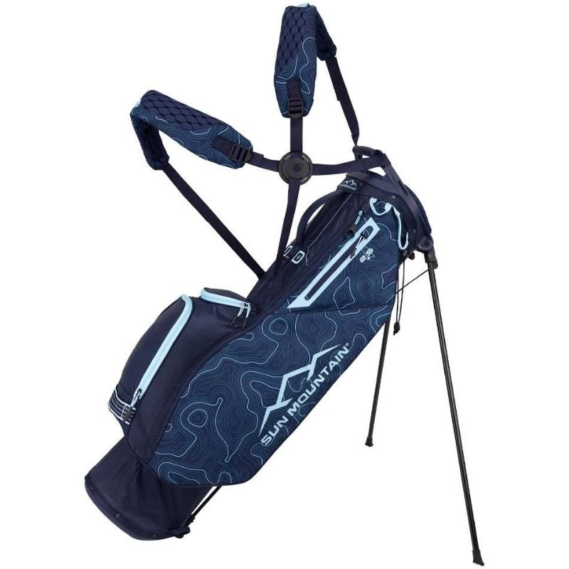 Sun Mountain 2.5+ Stand Bag - Previous Season Navy Topo