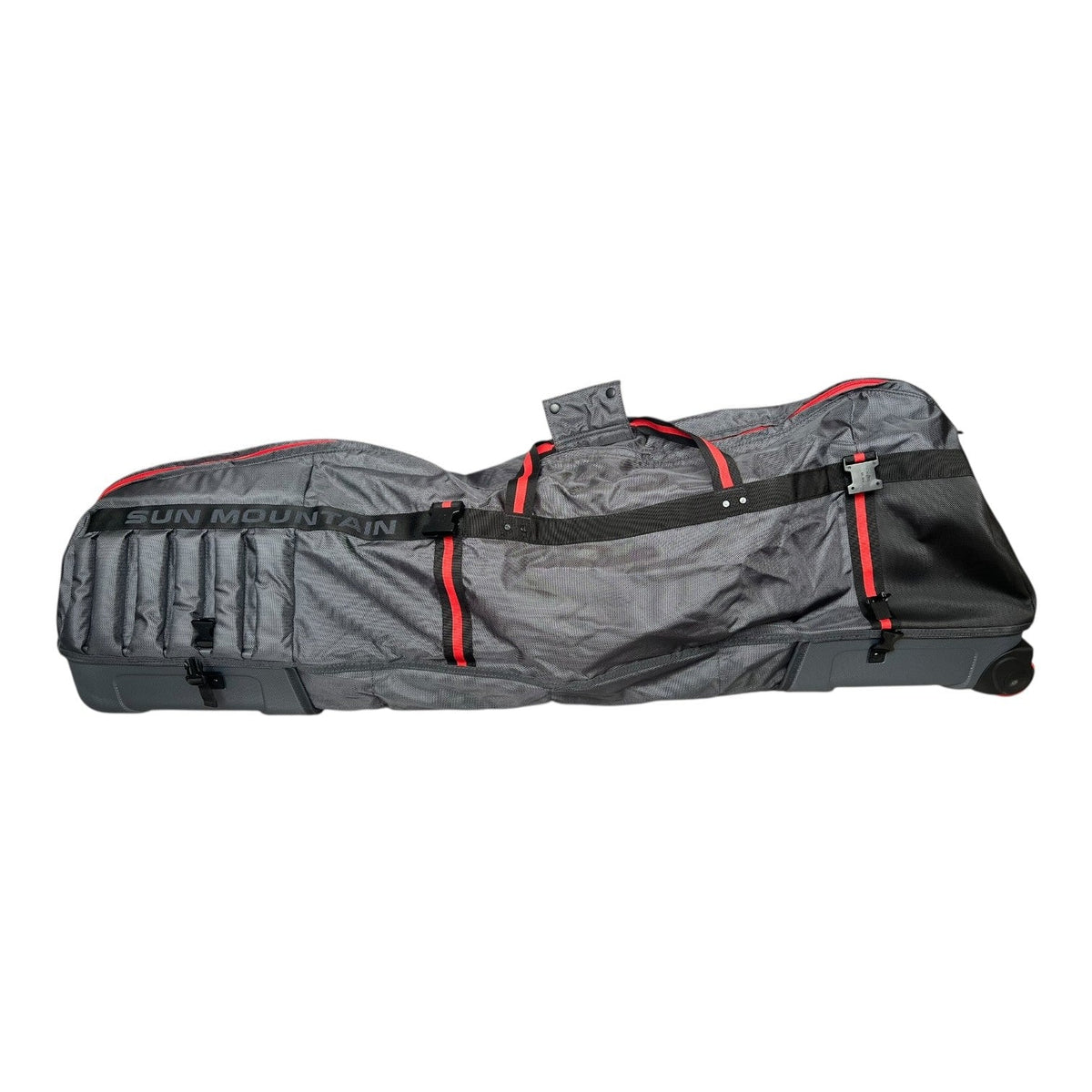 Sun Mountain Kube Travel Cover - Used Steel Black Rush Red