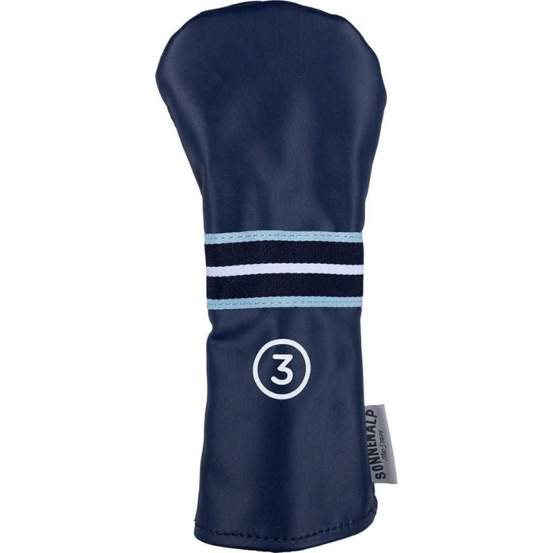 Sun Mountain Mid-Stripe Headcovers 3-Wood Navy Frost