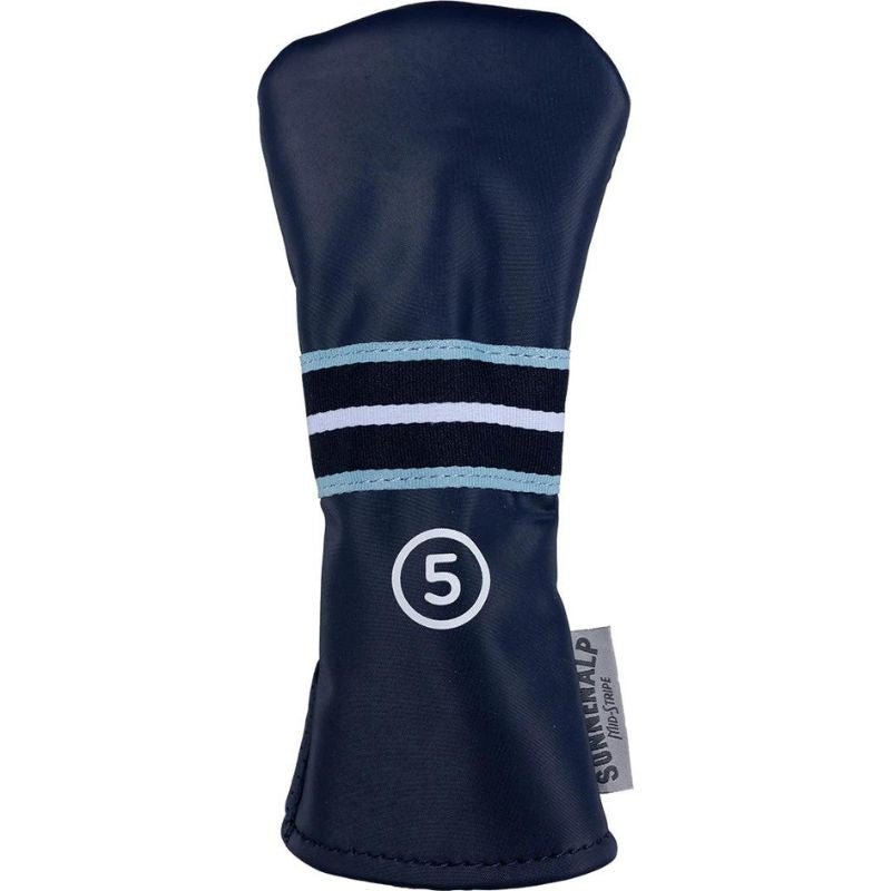 Sun Mountain Mid-Stripe Headcovers 5-Wood Navy Frost