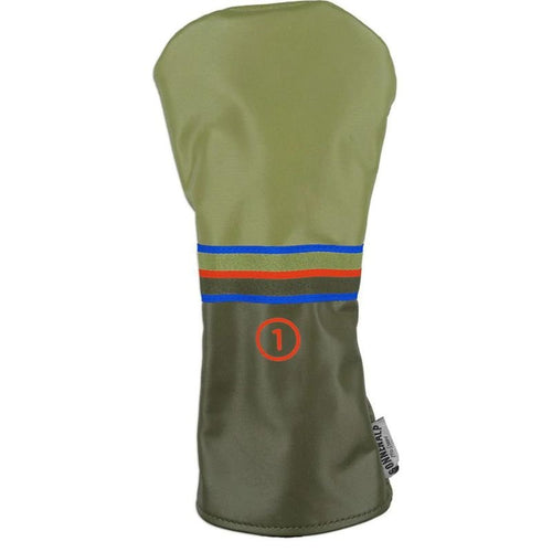 Sun Mountain Mid-Stripe Headcovers Driver Loden Moss Inferno