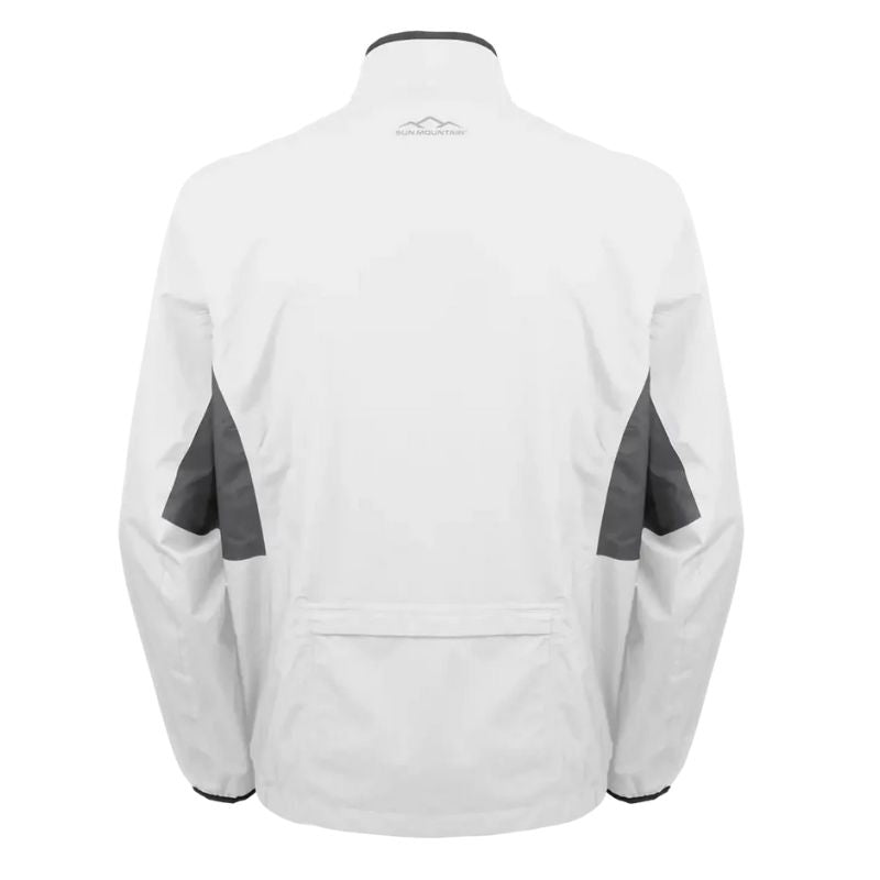 Sun Mountain Monsoon Rain Jacket White/Cadet SMALL