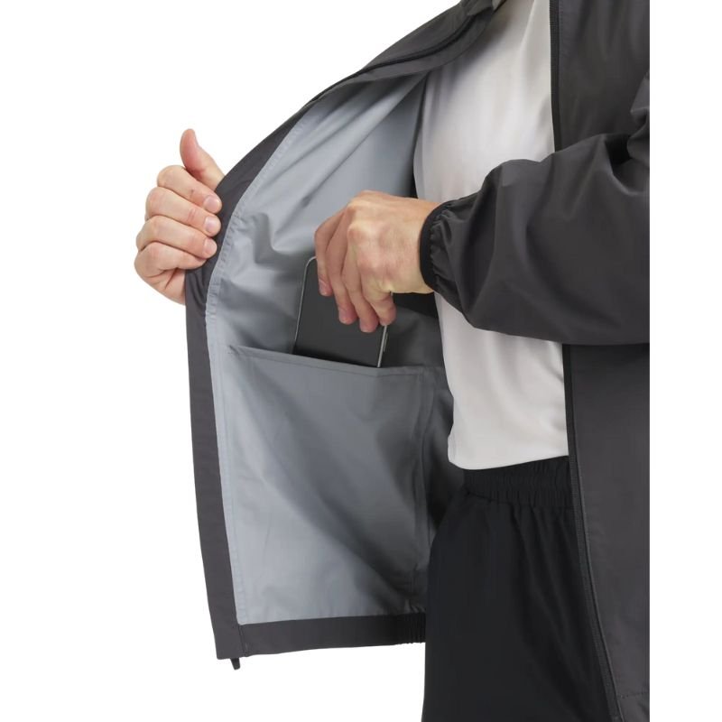 Sun Mountain Monsoon Short - Sleeve Rain Jacket White/Cadet SMALL