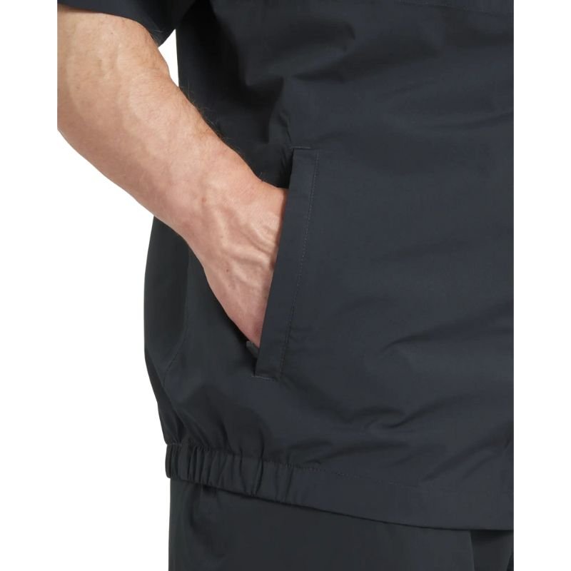 Sun Mountain Monsoon Short - Sleeve Rain Jacket White/Cadet SMALL