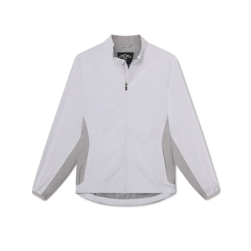 Sun Mountain Women's Monsoon Rain Jacket White Platinum