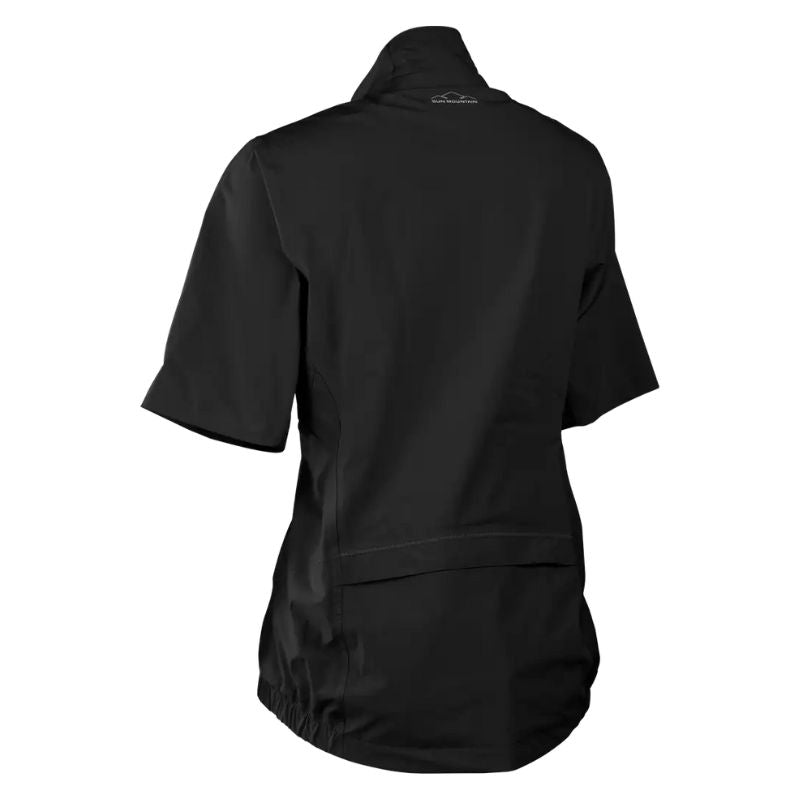 Sun Mountain Women's Monsoon Short Sleeve Rain Jacket Black