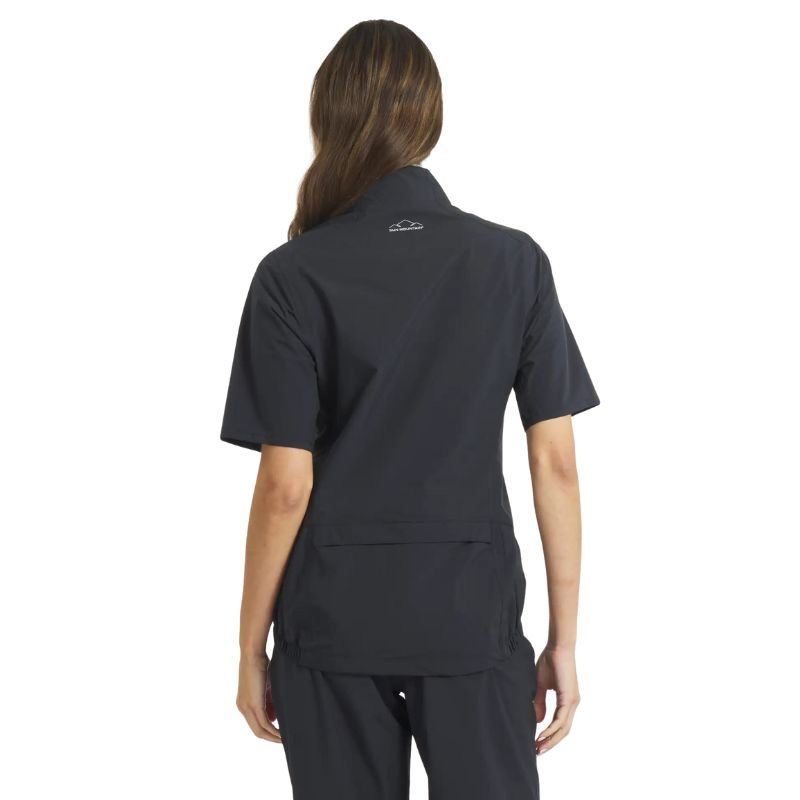 Sun Mountain Women's Monsoon Short Sleeve Rain Jacket Black