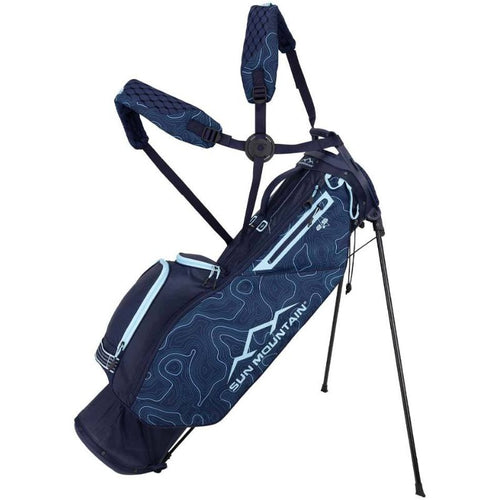 Sun Mountain 2.5+ Stand Bag - Previous Season Navy Topo