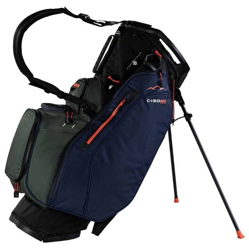 Sun Mountain 2026 C-130 Hybrid VLO Stand Bag Black Olive Inferno