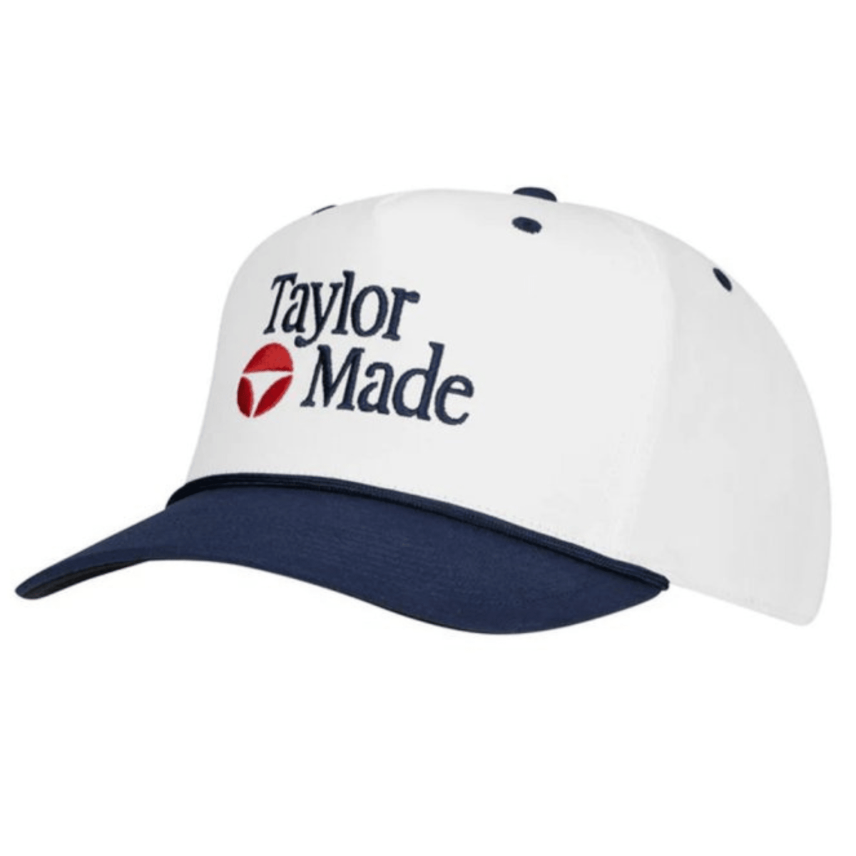 TaylorMade A-Frame Legacy Hat White Navy Regular