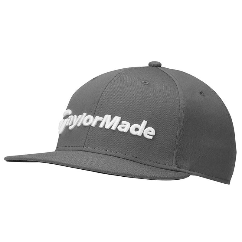 TaylorMade Carlsbad Flatbill Snapback Hat Grey Regular