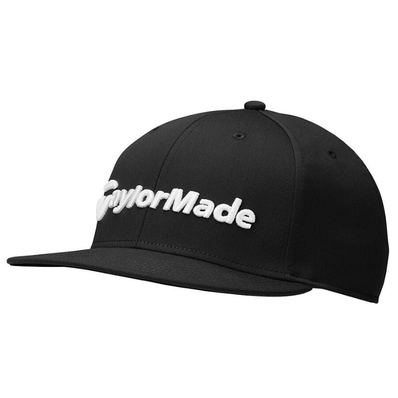 TaylorMade Carlsbad Flatbill Snapback Hat Black Regular