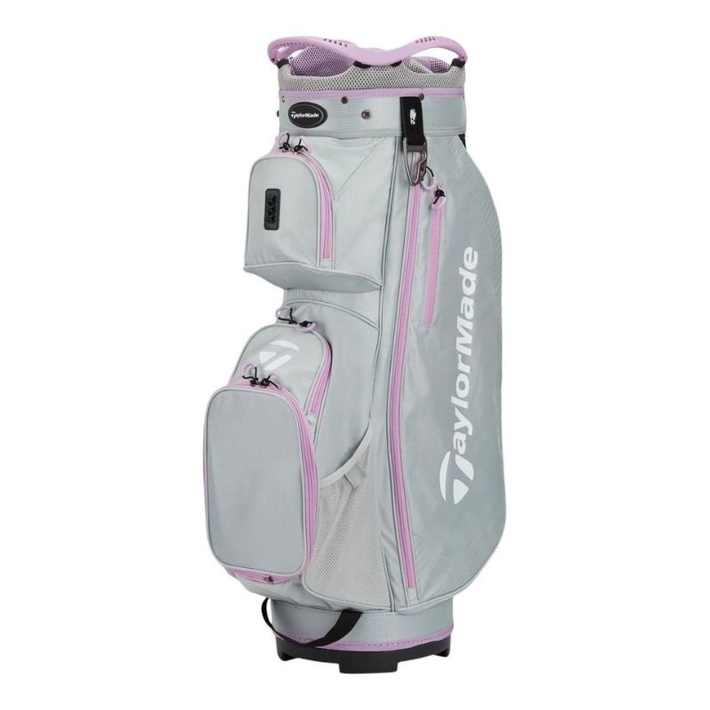 TaylorMade Pro 14-Way Cart Bag Gray Purple