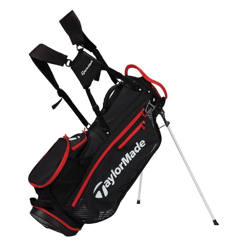 TaylorMade Pro 8-Way Stand Bag Black Red