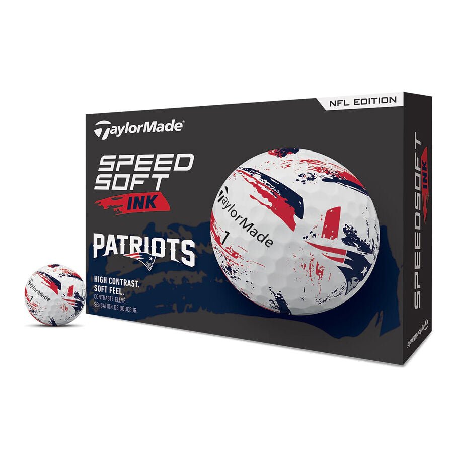 TaylorMade x NFL SpeedSoft Golf Balls New England Patriots