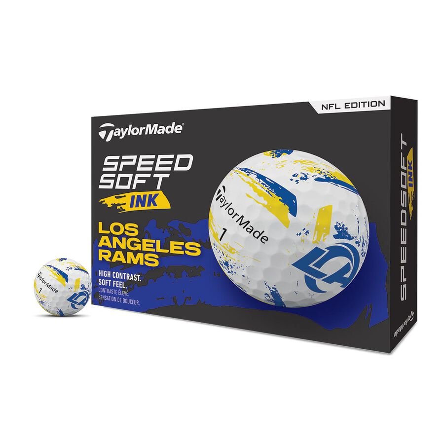 TaylorMade x NFL SpeedSoft Golf Balls Los Angeles Rams