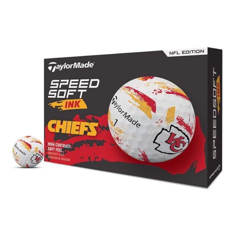 TaylorMade x NFL SpeedSoft Golf Balls Kansas City Chiefs