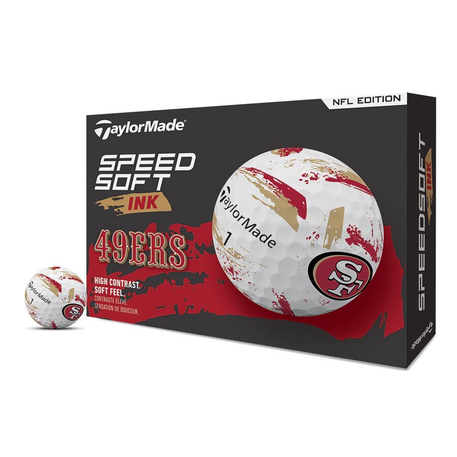 TaylorMade x NFL SpeedSoft Golf Balls San Francisco 49ers