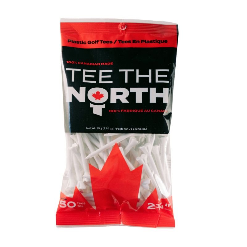 Tee The North Canada Plastic Golf Tees - 2 3/4" - White (50pk) White 2 3 4"