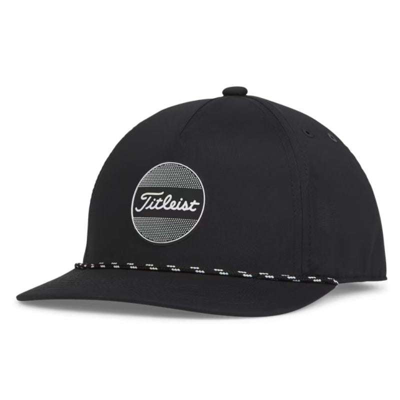 Titleist Boardwalk Rope Hat Black White OSFA
